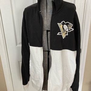 Pittsburgh Penguins zip up light weight sweatshirt